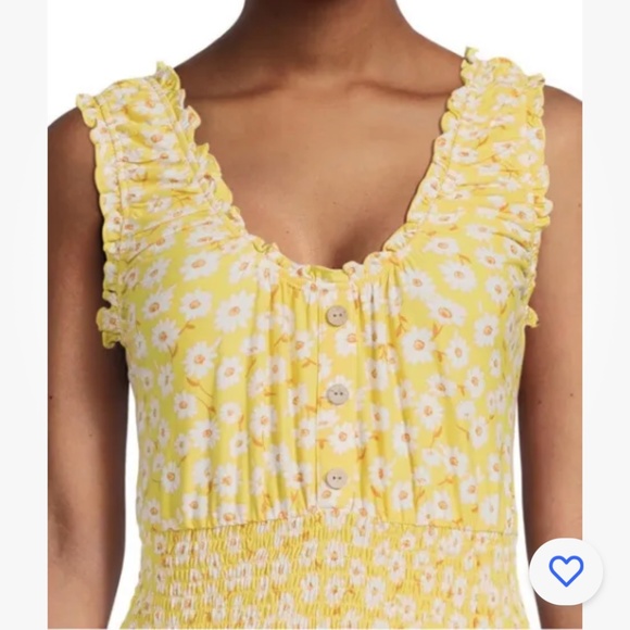 No Boundaries Smocked Tiered Sleeveless Ruffled Dress Size Large (11-13) NEW - Picture 7 of 12